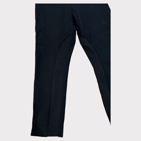 Zara Kids Black Moto Leggings - SZ 6 EUC - Picture 3 of 4